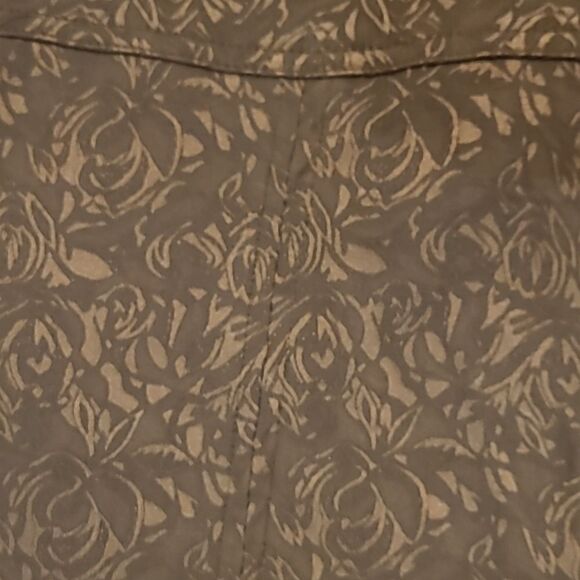 Coldwater creek womens brown pattern and gold open jacket size xl - Picture 6 of 6